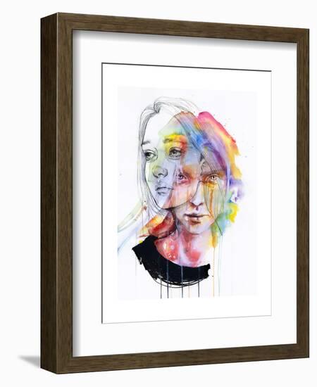 Girls Change Colors-Agnes Cecile-Framed Art Print