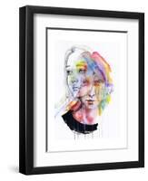 Girls Change Colors-Agnes Cecile-Framed Art Print