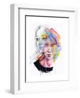 Girls Change Colors-Agnes Cecile-Framed Art Print