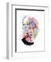 Girls Change Colors-Agnes Cecile-Framed Art Print