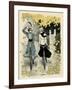 Girls Cycling, Autumn-Paul Fischer-Framed Art Print