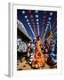 Girls Dancing a Sevillana Beneath Colourful Lanterns, Feria De Abril, Seville, Andalucia, Spain-Ruth Tomlinson-Framed Photographic Print