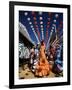 Girls Dancing a Sevillana Beneath Colourful Lanterns, Feria De Abril, Seville, Andalucia, Spain-Ruth Tomlinson-Framed Photographic Print