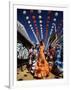 Girls Dancing a Sevillana Beneath Colourful Lanterns, Feria De Abril, Seville, Andalucia, Spain-Ruth Tomlinson-Framed Photographic Print