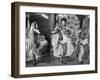 Girls Dancing the Can-Can at Baltarbarin Nightclub in Paris-null-Framed Photographic Print