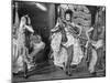 Girls Dancing the Can-Can at Baltarbarin Nightclub in Paris-null-Mounted Photographic Print