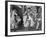 Girls Dancing the Can-Can at Baltarbarin Nightclub in Paris-null-Framed Photographic Print