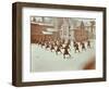 Girls Doing Drill in the Playground, Wilton Road School, London, 1907-null-Framed Photographic Print