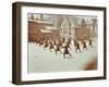 Girls Doing Drill in the Playground, Wilton Road School, London, 1907-null-Framed Premium Photographic Print