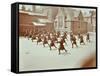 Girls Doing Drill in the Playground, Wilton Road School, London, 1907-null-Framed Stretched Canvas