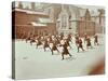 Girls Doing Drill in the Playground, Wilton Road School, London, 1907-null-Stretched Canvas