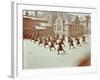 Girls Doing Drill in the Playground, Wilton Road School, London, 1907-null-Framed Photographic Print