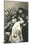 Girls Dressed as Geishas-null-Mounted Art Print