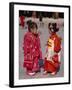 Girls Dressed in Kimono, Shichi-Go-San Festival (Festival for Three, Five, Seven Year Old Children)-null-Framed Photographic Print