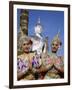 Girls Dressed in Traditional Dancing Costume at Wat Mahathat, Sukhothai, Thailand-Steve Vidler-Framed Photographic Print