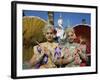 Girls Dressed in Traditional Dancing Costume at Wat Mahathat, SUKhothai, Thailand-Steve Vidler-Framed Photographic Print