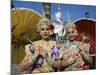 Girls Dressed in Traditional Dancing Costume at Wat Mahathat, SUKhothai, Thailand-Steve Vidler-Mounted Photographic Print