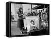 Girls Examining the New Crosley Car at the New York World Fair-null-Framed Stretched Canvas