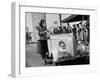 Girls Examining the New Crosley Car at the New York World Fair-null-Framed Photographic Print