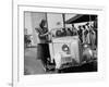 Girls Examining the New Crosley Car at the New York World Fair-null-Framed Photographic Print