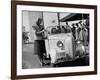 Girls Examining the New Crosley Car at the New York World Fair-null-Framed Photographic Print