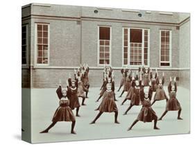 Girls Exercise Drill, Montem Street School, Islington, London, 1906-null-Stretched Canvas