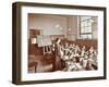 Girls Hebrew Reading Lesson, Jews Free School, Stepney, London, 1908-null-Framed Giclee Print