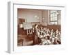 Girls Hebrew Reading Lesson, Jews Free School, Stepney, London, 1908-null-Framed Giclee Print