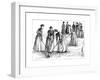 Girls Hockey 1890-null-Framed Giclee Print