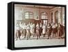 Girls Holding Indian Clubs, Cromer Street School/ Argyle School, St Pancras, London, 1906-null-Framed Stretched Canvas