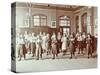 Girls Holding Indian Clubs, Cromer Street School/ Argyle School, St Pancras, London, 1906-null-Stretched Canvas