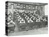 Girls in a Classroom, Tollington Park Central School, London, 1915-null-Stretched Canvas