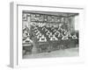 Girls in a Classroom, Tollington Park Central School, London, 1915-null-Framed Premium Photographic Print