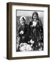 Girls in a Cotton Field, Kazakhstan, 1936-null-Framed Giclee Print