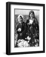 Girls in a Cotton Field, Kazakhstan, 1936-null-Framed Giclee Print