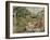 Girls in a Garden in Montmartre-Pierre-Auguste Renoir-Framed Giclee Print