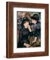 Girls in Black, 1881-82-Pierre-Auguste Renoir-Framed Giclee Print