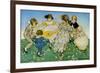 Girls in Circle - Ring around the Rosie-Jesse Willcox Smith-Framed Art Print