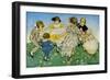 Girls in Circle - Ring around the Rosie-Jesse Willcox Smith-Framed Art Print