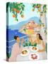 Girls in Positano-Petra Lizde-Stretched Canvas