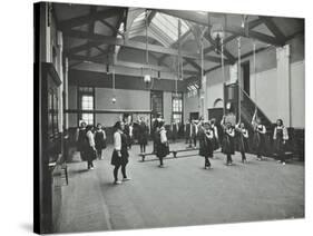 Girls in the Gymnasium, Fulham County Secondary School, London, 1908-null-Stretched Canvas