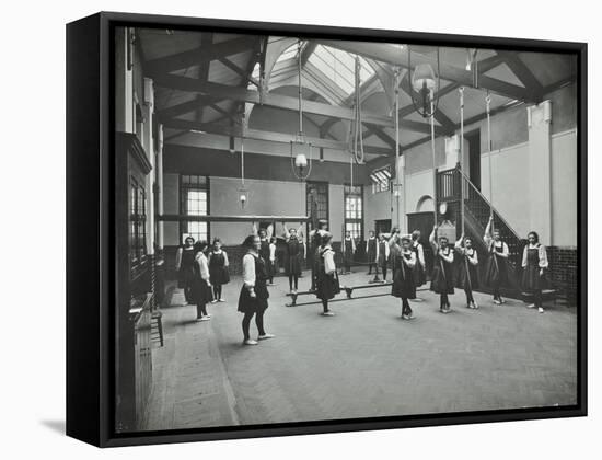 Girls in the Gymnasium, Fulham County Secondary School, London, 1908-null-Framed Stretched Canvas