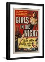 Girls in the Night-Vintage Apple Collection-Framed Giclee Print