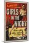 Girls in the Night-Vintage Apple Collection-Mounted Giclee Print