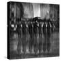 Girls in the Rain-Antonyus Bunjamin (Abe)-Stretched Canvas