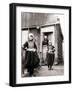 Girls in Traditional Dress, Marken Island, Netherlands, 1898-James Batkin-Framed Photographic Print