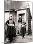 Girls in Traditional Dress, Marken Island, Netherlands, 1898-James Batkin-Mounted Photographic Print
