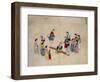 Girls Jumping on a See-Saw-Kim Junkeun-Framed Giclee Print