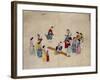 Girls Jumping on a See-Saw-Kim Junkeun-Framed Giclee Print