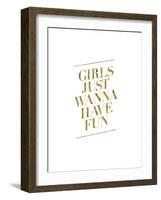 Girls Just Wanna Have Fun-Brett Wilson-Framed Art Print